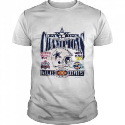 90S-Dallas-Cowboys-Five-Time-Super-Bowl-Champs-shirt