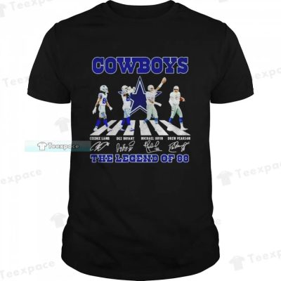 Abbey-Road-The-Legend-Of-88-Signatures-Dallas-Cowboys-Shirt