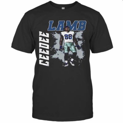 Ceedee-Lamb-Dallas-Cowboys-Football-Art-T-Shirt