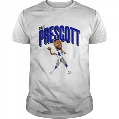 Dak-Prescott-Dallas-Cowboys-Caricature-shirt