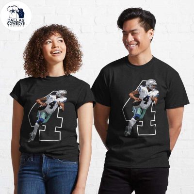 Dallas-Cowboy-ShirtsPrescott-Dallas-Football-Quarterback-Gift-Classic-T-Shirt