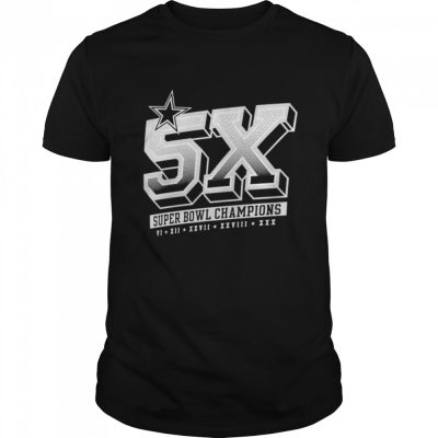 Dallas-Cowboys-5X-Super-Bowl-Champions-shirt