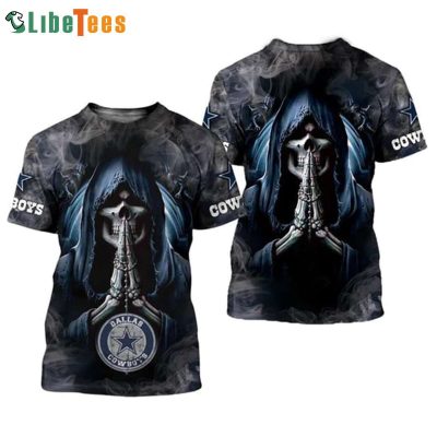 Dallas-Cowboys-Background-Skull-Smoke-3D-T-shirt