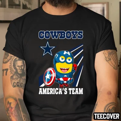 Dallas-Cowboys-Captain-America-Marvel-Avengers-Minion-Shirt