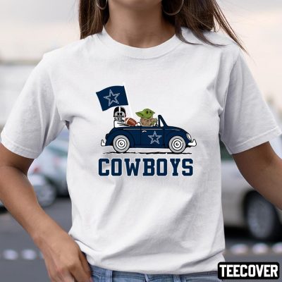 Dallas-Cowboys-Darth-Vader-Baby-Yoda-Driving-Star-Wars-Shirt