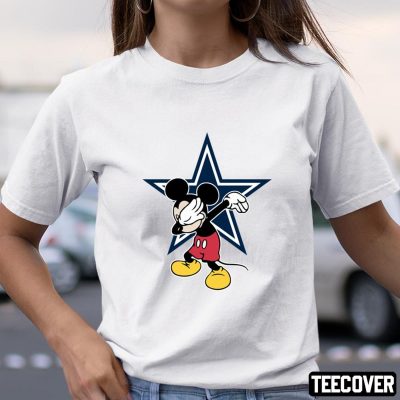 Dallas-Cowboys-NFL-Football-Dabbing-Mickey-Disney-Sports-T-Shirt