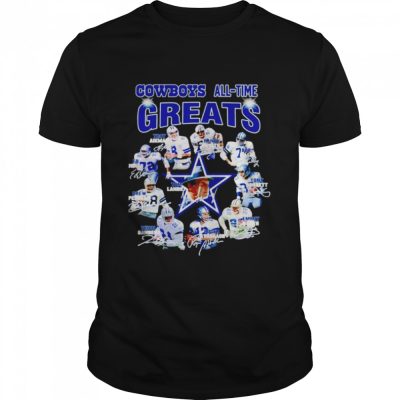 Dallas-Cowboys-all-time-greats-players-signatures-shirt