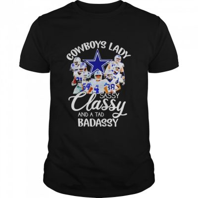Dallas-Cowboys-lady-sassy-classy-and-a-tad-badassy-signatures-T-shirt