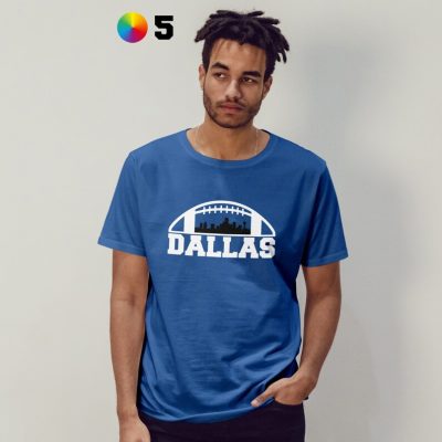 Dallas-T-Shirt-Unisex-Retro-City-Skyline-Tee-Football-Shirt-Gift-For-Him-Vintage-Tees