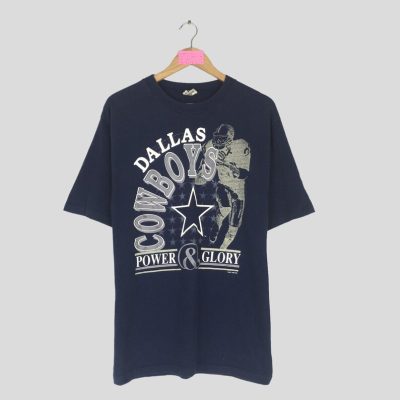 Vintage-1992-DALLA-COYBOW-Crewneck-T-Shirt-Big-Printed-Image-Dallas-Cowboy-Tees-90s-Dallas-Cowboy-Shirt-Sportswear